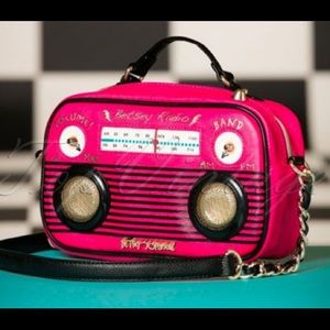 Betsey Johnson Limited Edition Music Radio Bag